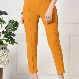 Brainbees Classy Ravishing Women Smart Skinny Fit High-Rise Trousers-image-94