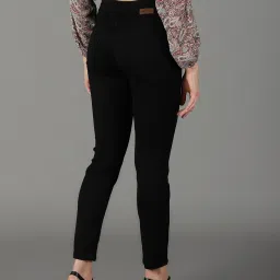 showoffff SHOWOFF Black Regular Fit High Rise Jeans image 2