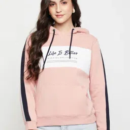 Cantabil Pink Printed Hoodie-picture-36