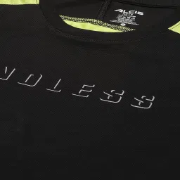 ALCIS Black Round Neck T-Shirt image 4