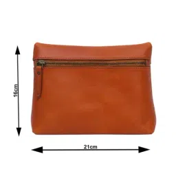 Celtic Brown Leather Clutch image 5