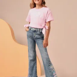 U.S. Polo Assn. Girls Blue Cotton Jeans-picture-21