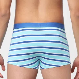 Jack & Jones Blue Atoll Printed Trunks-Pack of Two image 2
