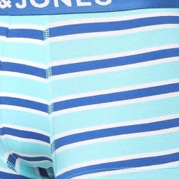 Jack & Jones Blue Atoll Printed Trunks-Pack of Two image 3