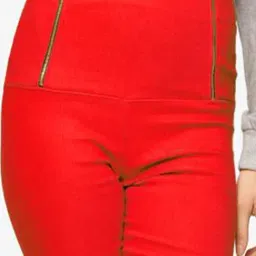 Miss Chase Red Slim fit Jeggings image 5