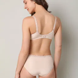Vero Moda Intimates Beige Lace Full Coverage Bra image 2