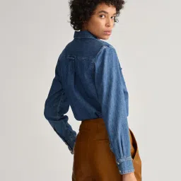 GANT Blue Denim Shirt image 2