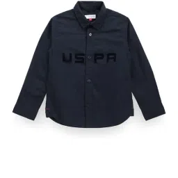 U.S. Polo Assn. Kids Navy Printed Full Sleeves Shirt-image-64