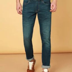 Wrangler Skanders Blue Slim Fit Low Rise Jeans-picture-3