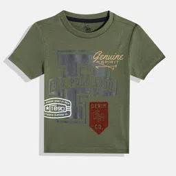 U.S. Polo Assn. Kids Boys Typography Printed Pure Cotton T-shirt-picture-39