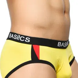 BASIICS by La Intimo Red & Yellow Printed Briefs (Pack of 2) image 3