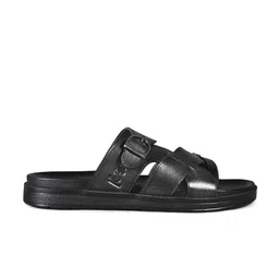 LOUIS STITCH Men Kolhapuri Style Lightweight Toe Ring Leather Sandal image 3