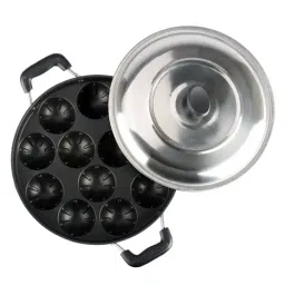 Sumeet Granite Finish NonStick Silver Aluminium Round Shape Grill Pan 1.9L-image-90