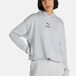 Puma Better Grey Cotton Hoodie image 1