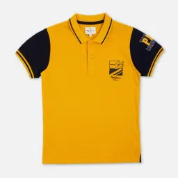 Pepe Jeans Kids Yellow Solid Polo T-Shirt-picture-47