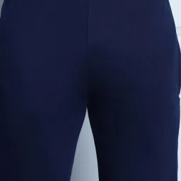 Vimal Jonney Navy Regular Fit Printed Sweatshirt & Trackpants Set image 5