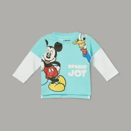 Juniors by Lifestyle Mint Printed Regular Fit T-Shirt image 1