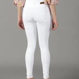 showoffff SHOWOFF White Skinny Fit High Rise Jeans image 2