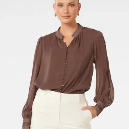 Forever New Simona Trim Sleeve Blouse Top-picture-34