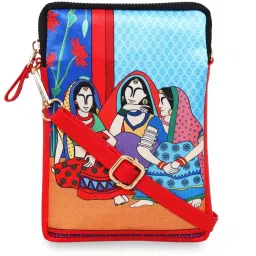 Sabhyata Multicolor Printed Small Cross Body Bag image 1