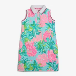 Ed-a-Mamma Kids Multicolor Printed Polo Dress image 1