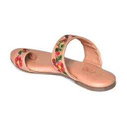 Aurelia Women's Rose Gold Toe Ring Sandals image 5