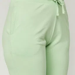 Fame Forever by Lifestyle Mint Green Cotton Joggers image 5