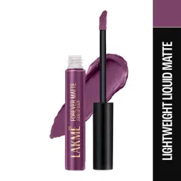 Lakme Forever Matte Liquid Lip Color Brown Vixen - 5.6 ml image 1