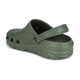 Campus Men's Olive Back Strap Clogs image 5