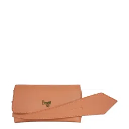 Baggit Lambretta Tan Solid Small Pouch-image-26