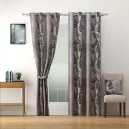 Swayam Sigma 9 ft. Eyelets Long Door Curtains - Set of 2-image-50