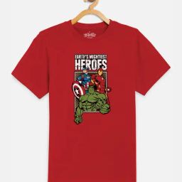kidsville Avengers Printed Tshirt For Kids Boys-picture-46
