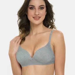 Tweens Grey Non Wired Padded T-Shirt Bra-image-28