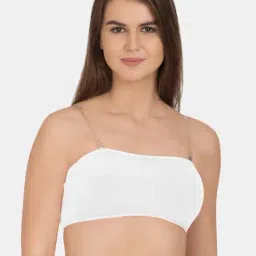 Tweens White Non Wired Padded Bandeau Bra-image-29