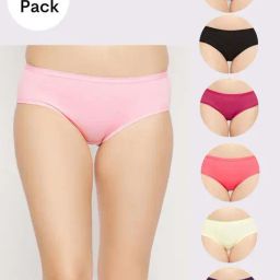 Secrets By ZeroKaata Assorted Cotton Hipster Panties - Pack Of 6-picture-6