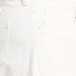 High Star White Relaxed Fit High Rise Plus Size Jeans image 5