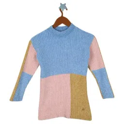 Monte Carlo Kids Sky Blue Printed Sweater-picture-21