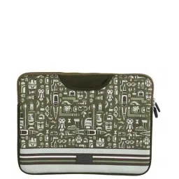 TEAL By Chumbak Travel The World Laptop Sleeve - 13inch-image-5