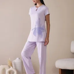 Sweet Dreams Women Solid Pyjama Set image 1