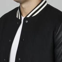 celio celio* Black Regular Fit Jacket image 5