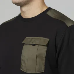 celio celio* Black Regular Fit Sweatshirt image 5