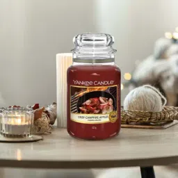 Yankee Candle Original Large Jar Scented Candle - Crisp Campfire Apples image 3