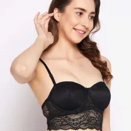 Clovia Black Bralette Bra image 4