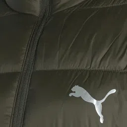 Puma Green Regular Fit Quilted Jacket image 5