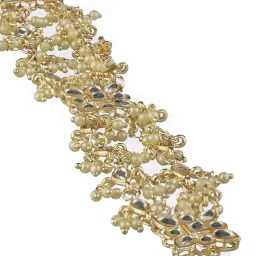 Priyaasi Floral Pearl White Matha Patti image 5