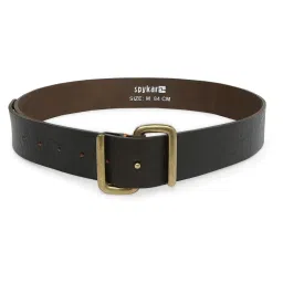 Spykar Brown Leather Casual Belt For Men image 1
