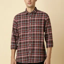 Allen Solly Multicolored Cotton Regular Fit Checks Shirt image 1