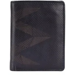 KOMPANERO THEO Blue Printed Bi-Fold Wallet image 1