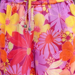 Sera Multicolor Floral Print Shorts image 5