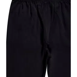 Kiddopanti Kids Black & Grey Melange Solid Leggings (Pack Of 2) image 5